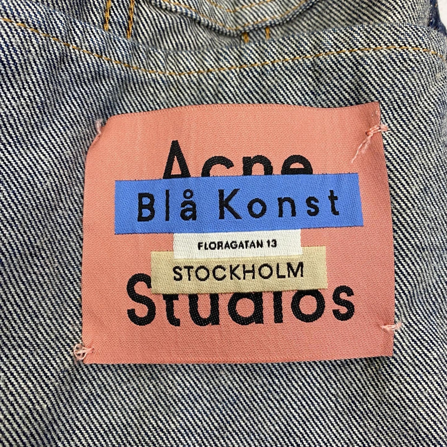 Acne Studios Oversized Denim Jacket Outer Indigo