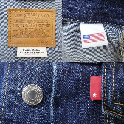 Levi's Denim Jacket 19790-0001 Made In The Usa Premium Size S   American Casual