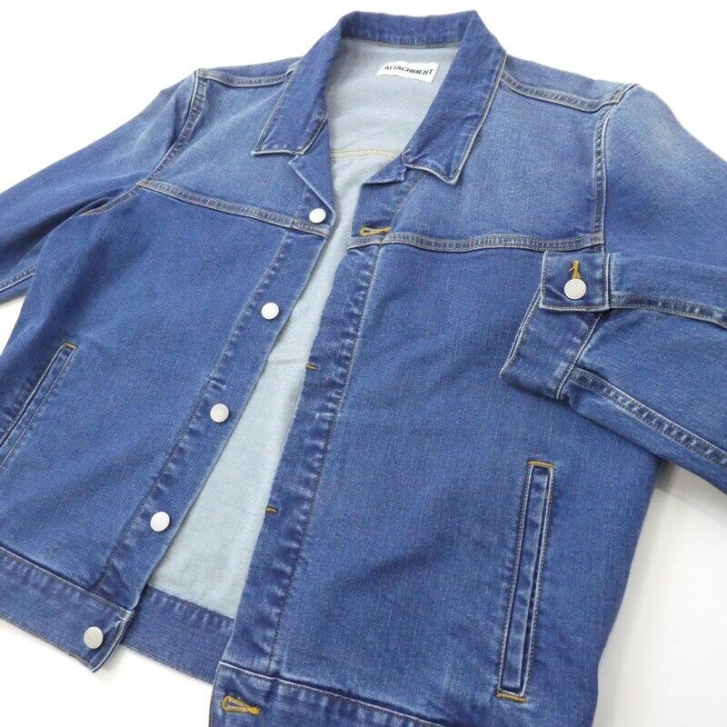 Attachment Supima Co Stretch Denim Jacket Ab31-061