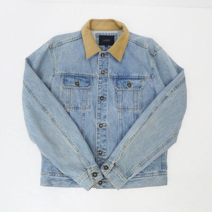 Saturdays Nycyork City Emil Leather Collar Denim Jacket M41817