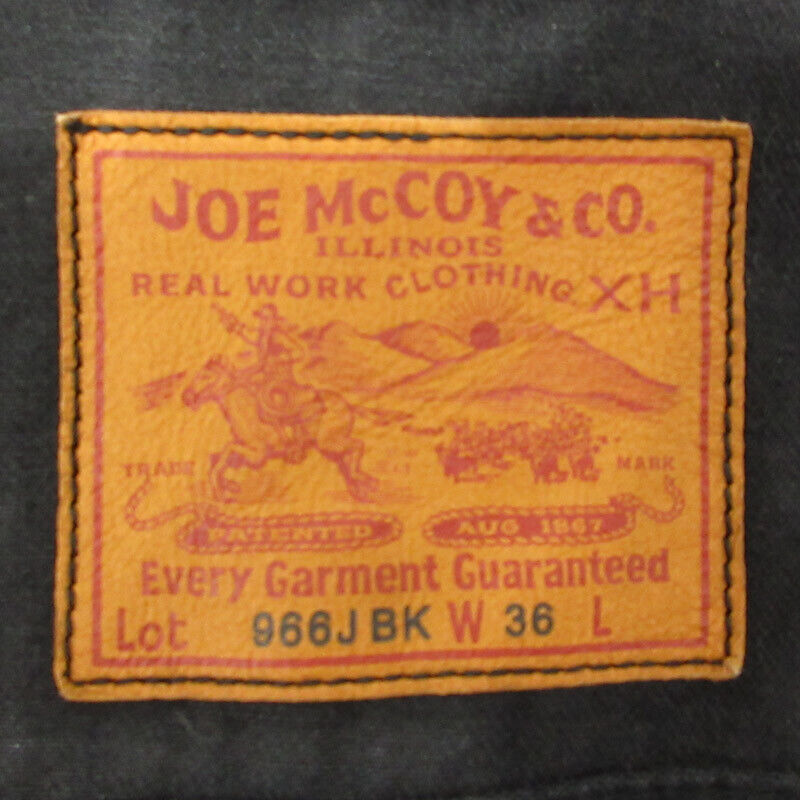 Joe Mccoy 966Jbk Denim Jacket Black Size 36 Mie Main Store