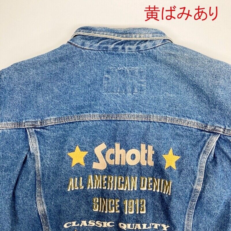 Schott 3Rddenim Jacket Indigo Size M F093