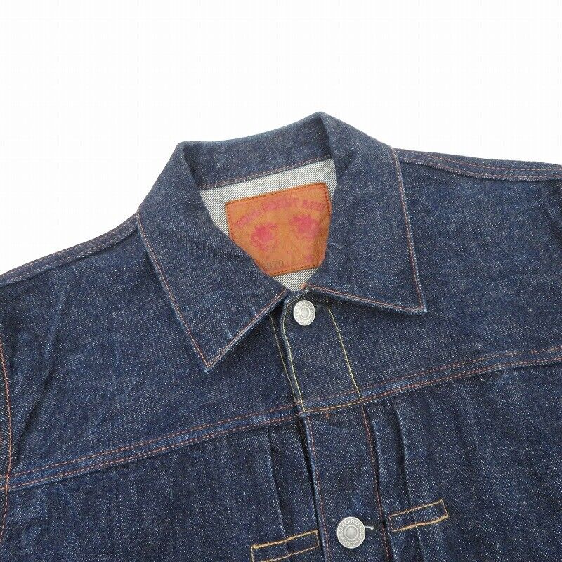 Full Count 2Ndtight Fit Denim Jacket 2870 Blue Size 40