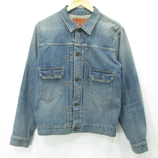 Studio D'Artisan Denim Jacket Owners 2Nd Wash Blue Size 38 F093