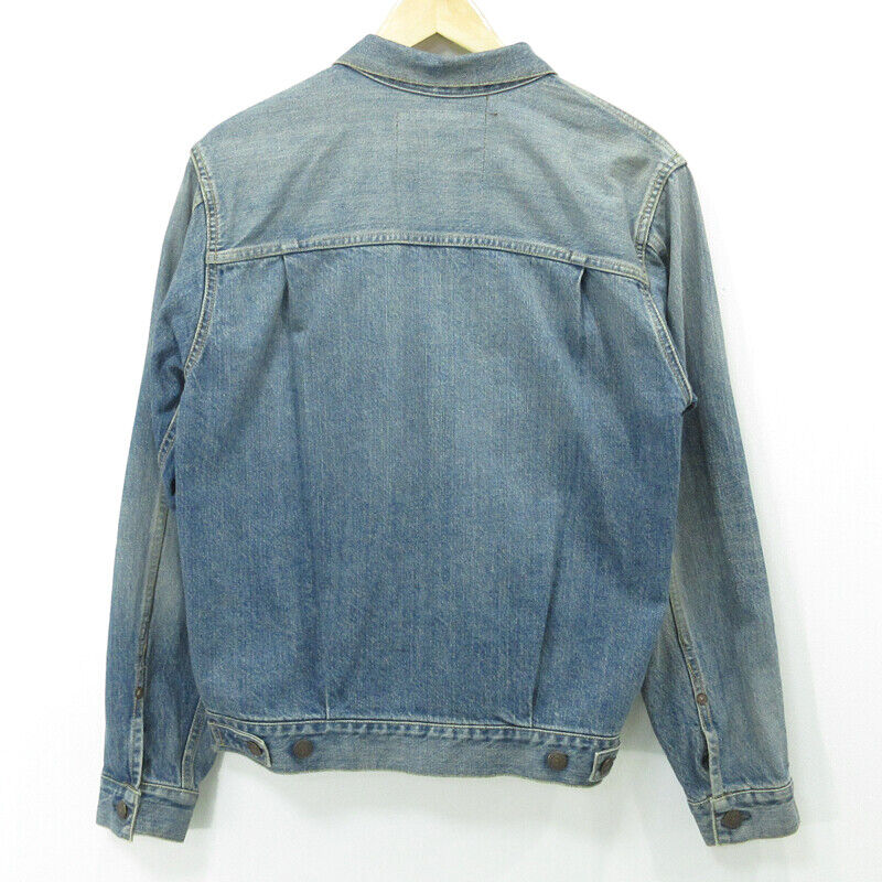 Studio D'Artisan Denim Jacket Owners 2Nd Wash Blue Size 38 F093