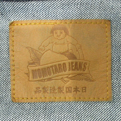 Momotaro Jeans Dotan Label Denim Jacket Navy Size 40 F093