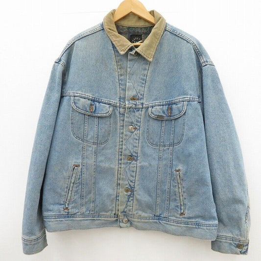 Lee Denim Jacket Blue Size Xxl   American Casual F93