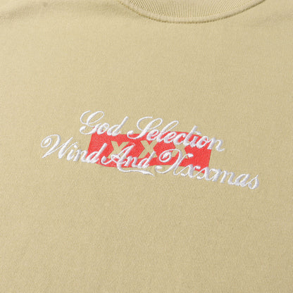 Wind And Sea Windan T-Shirt Size L God Selection XXX Collaboration Logo Embroide