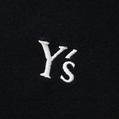 Ys Width T-Shirt Black Size 3 M Newera Long Sleeve Cotton Logo Embroidery Crew N