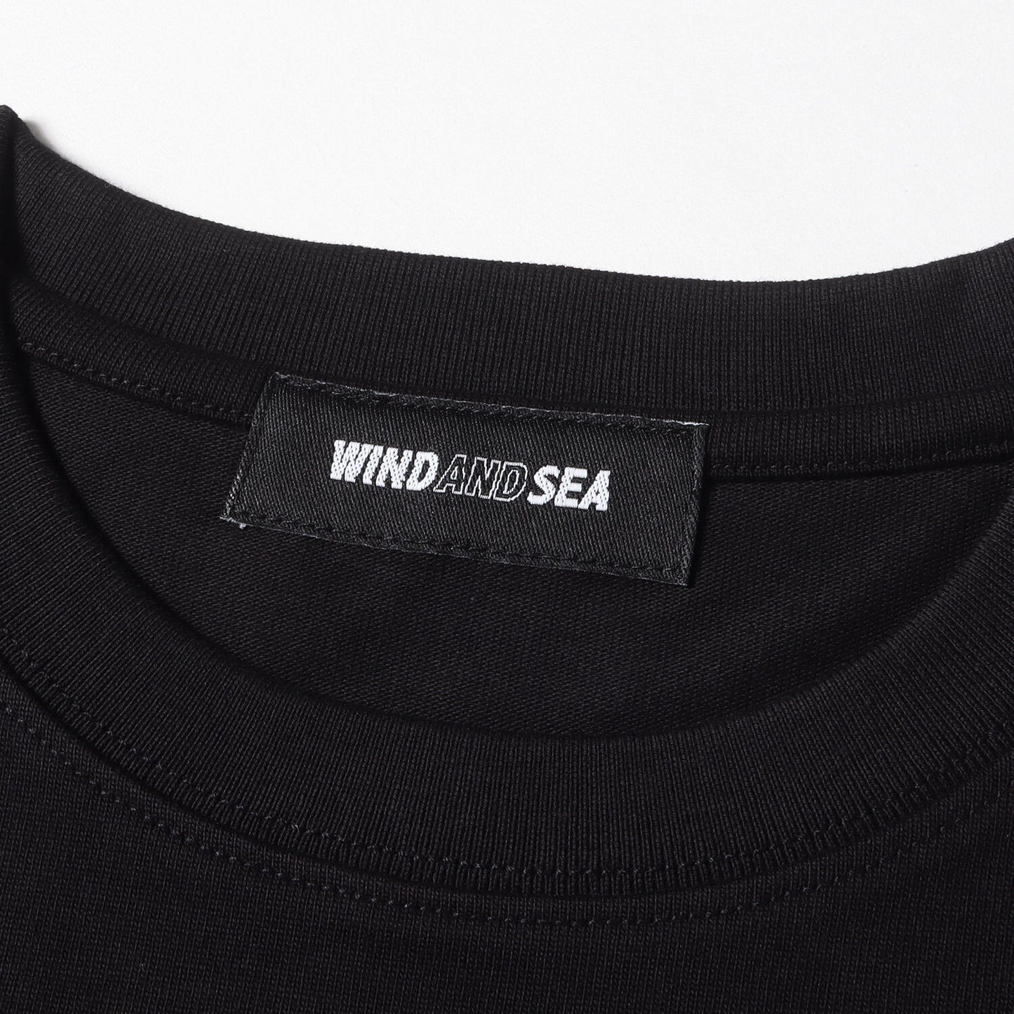 Wind And Sea Windan T-Shirt Size M 22SS Rhinestone Logo Heavy Weight Crew Neck B