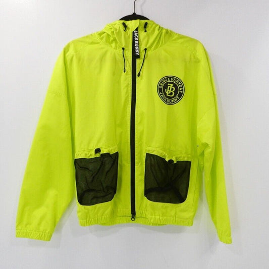 Jack Bunny Water Repellent Zip Up Blouson 263-1120110 Nylon Jacket Yellow Size 1