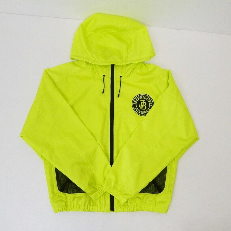 Jack Bunny Water Repellent Zip Up Blouson 263-1120110 Nylon Jacket Yellow Size 1