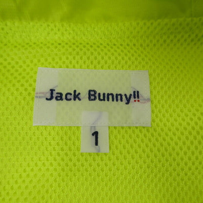 Jack Bunny Water Repellent Zip Up Blouson 263-1120110 Nylon Jacket Yellow Size 1