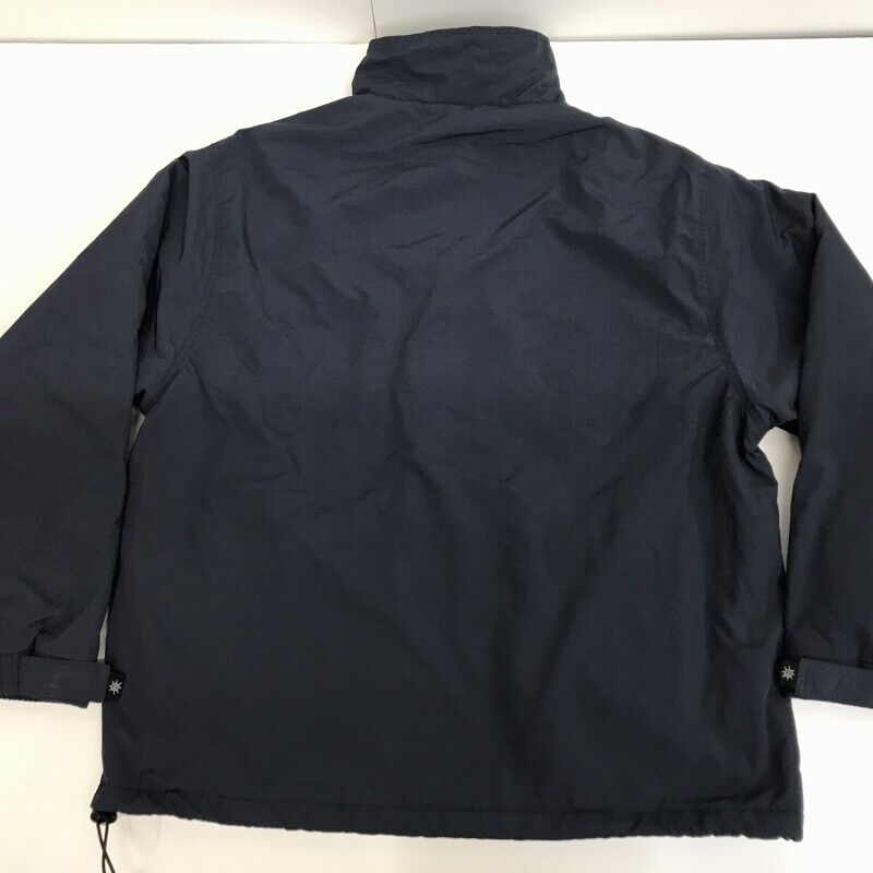 80 90 Corporate Embroidery Fleece Lining Nylon Jacket Dark Navy XXL Or Above Lon