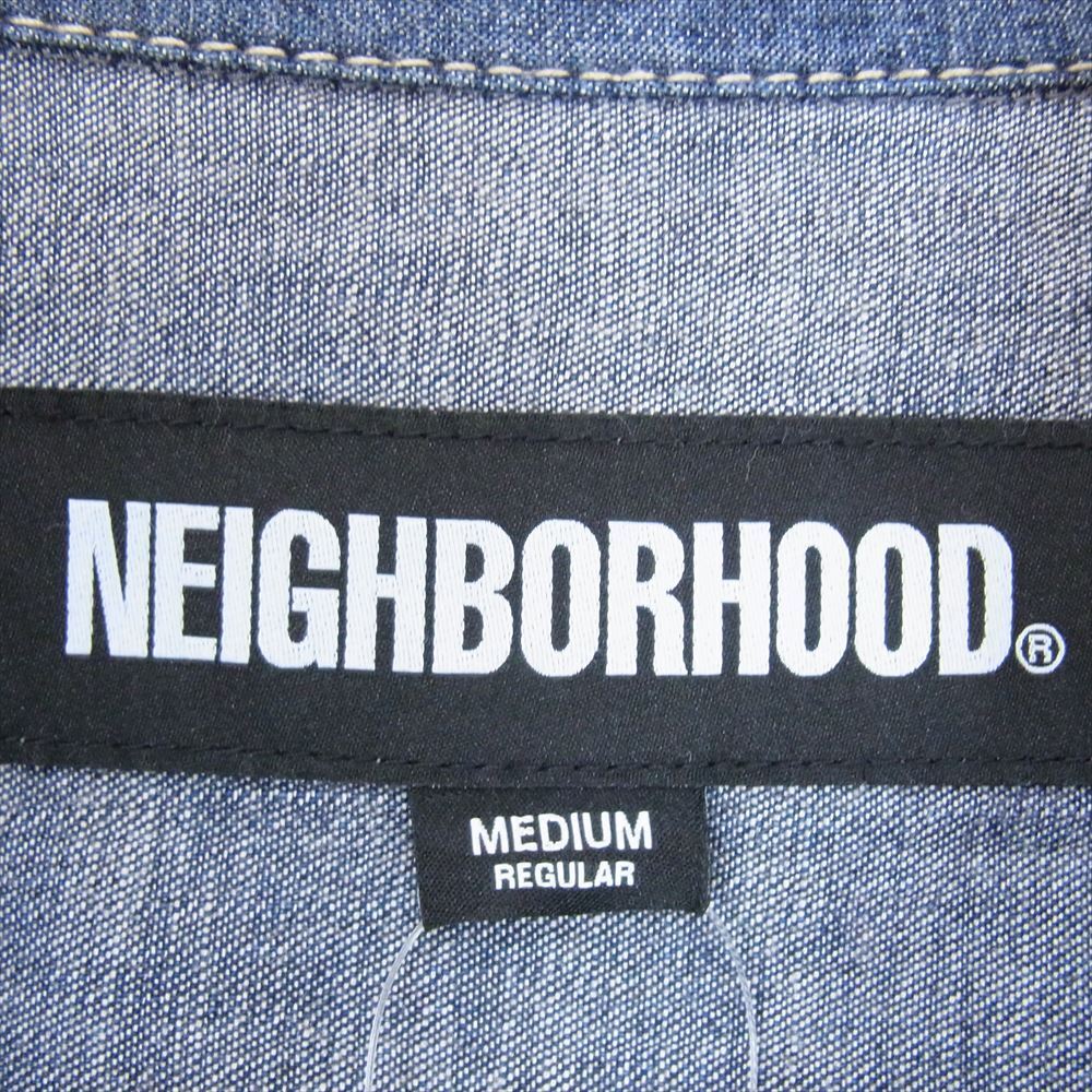 Neighborhood 24Ss 241Spnh-Jkm04 Washed Lightweight Denim Jacket