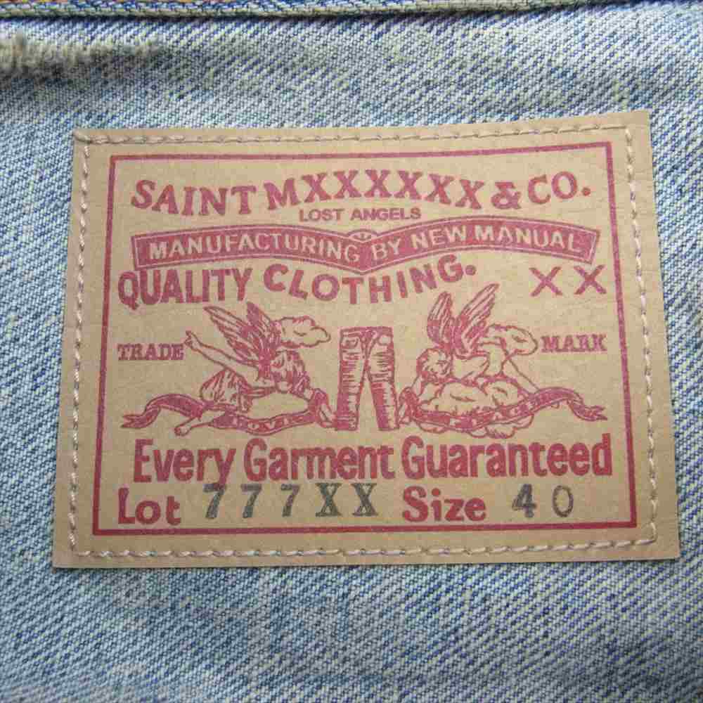 Saint Michael Denim Jacket 23Aw Sm-A23-0000-C17 Berberjin 777Xx