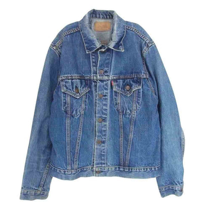 Levi's Vintage Original 70505 Bige Engraved 526 Denim Jacket Indigo Blue Series