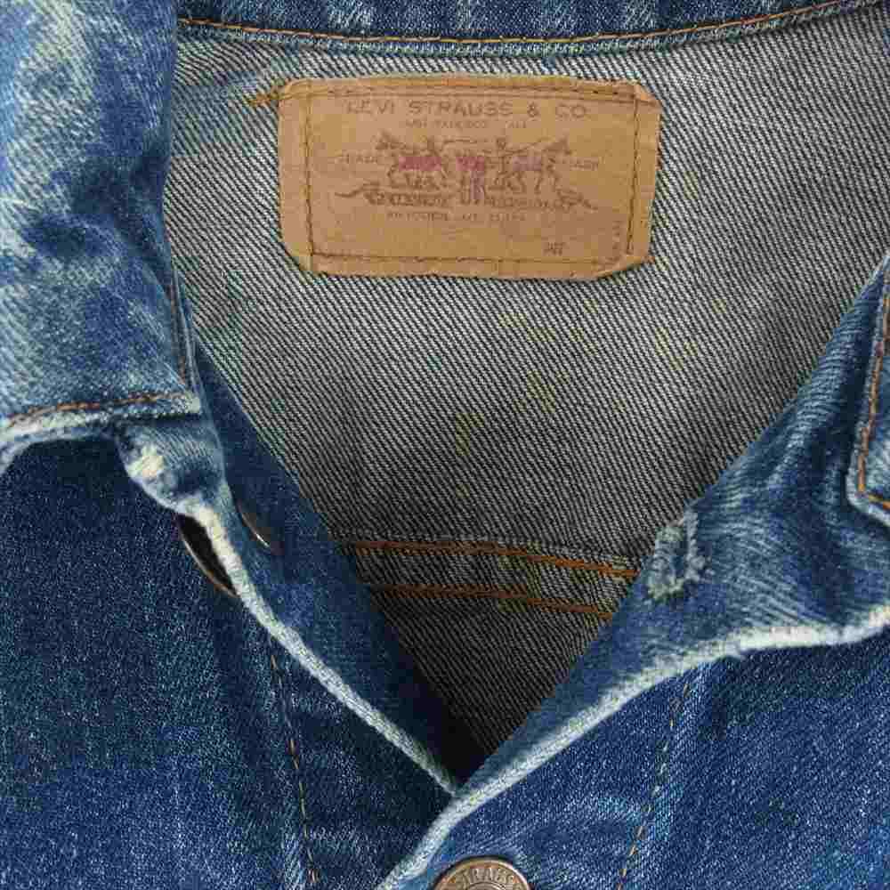 Levi's Vintage Original 60S 50505 Bige Button Back Engraved 521 2Nd Denim Jacket