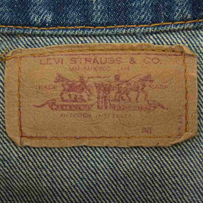 Levi's Vintage Original 60S 50505 Bige Button Back Engraved 521 2Nd Denim Jacket