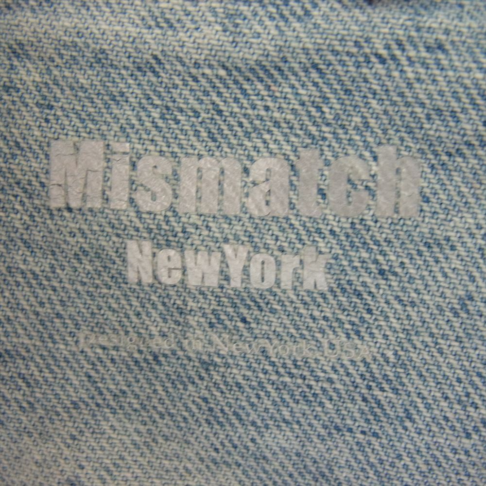 Mismatch Denim Jacket Nycyork 2Pac Paint Oversize