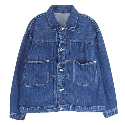 Porter Classic Steinbeck Denim Jacket Indigo Blue S