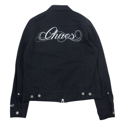 Undercover 15Ss 09206 Chaos Balance Denim Jacket Embroidery Black 2 Men's Old Cl