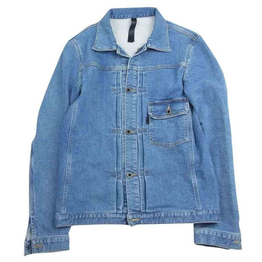 Wjk Double Jk 2861 Dj06F Tight Knit Denim Blouson Jacket Indigo Blue Type