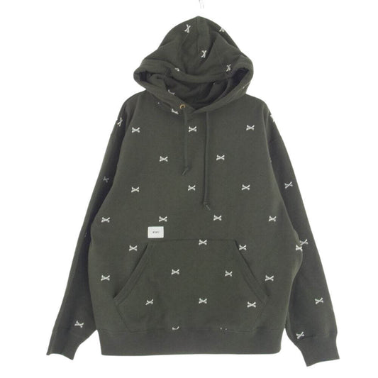 Wtaps Double Taps Hoodie 23Ss 222Atdt-Csm26 Acne Hoody Ctpl Textile Crossbone Em