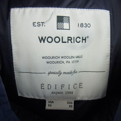 Woolrich Wocps2944 Edifice Custom Made Arctic Parka Down Jacket Navy Usa Xxs Men