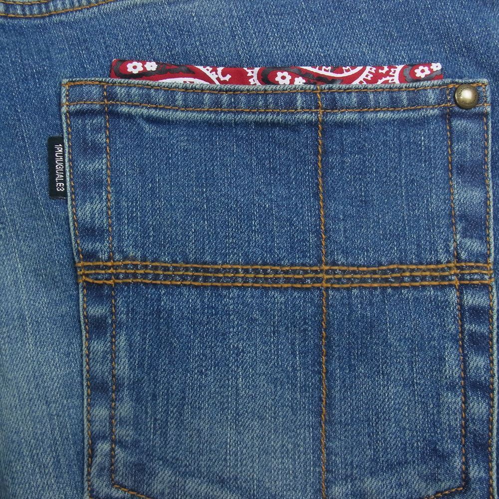 1Piu1Uguale3 Unopyuunouguaretore Mrp397 Ctu198 5 Pocket Bandana Denim