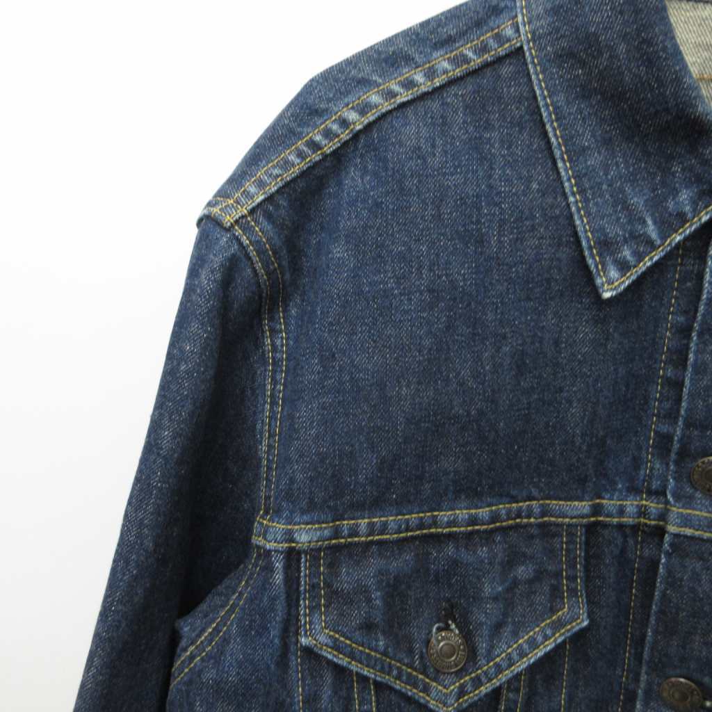 Levi's 90S 3Rd Vintage Denim Jacket G Jean Coverall 71557 Indigo Blue 40 Approx.