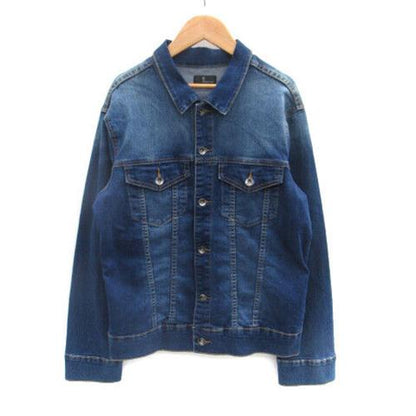 Zip Five Denim Jacket G Jean Mid Length M Blue /Sm11 Men's Vector 231113