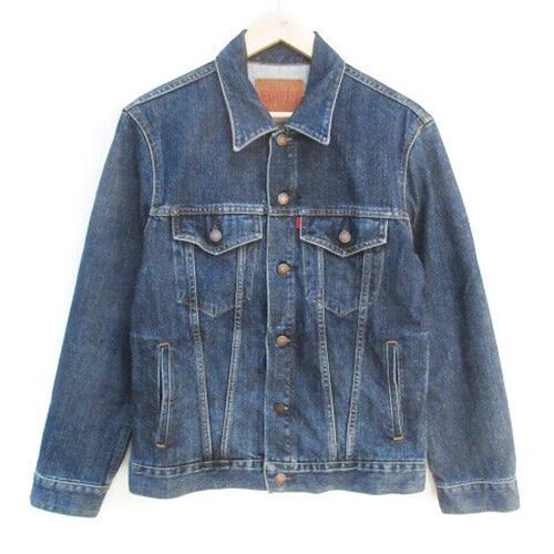 Edwin 503 Denim Jacket G Jean Mid Length Stainless Steel Collar M Indigo Blue Na