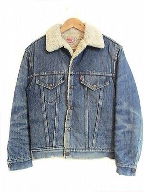 Levi's 70S Denim Jacket Jeans Back Boa Vintage 38 Men's Vector 231214