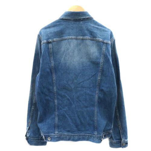 Nano Universe Denim Jacket G Jean Middle Length Plain M Light Blue /Yk24 Men's V