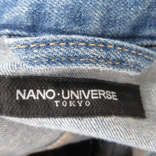 Nano Universe Denim Jacket G Jean Middle Length Plain M Light Blue /Yk24 Men's V