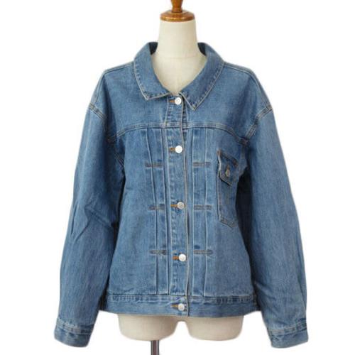 Mystic Back Tuck G Jean Denim Jacket F Blue Ladies Vector 210313