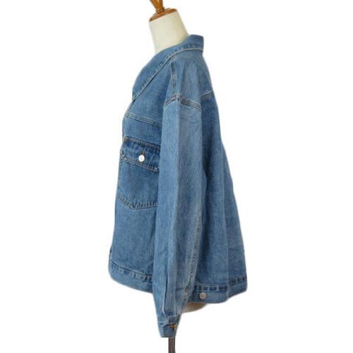 Mystic Back Tuck G Jean Denim Jacket F Blue Ladies Vector 210313