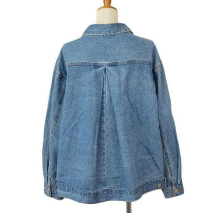 Mystic Back Tuck G Jean Denim Jacket F Blue Ladies Vector 210313