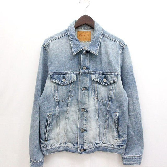 Edwin 503Dj Jean Denim Jacket Stainless Steel Collar Light Outerwear L Blue /Z M