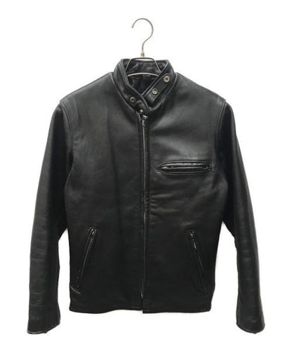 641 Single Leather Jacket With Boa Liner