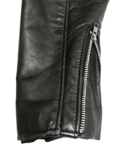 641 Single Leather Jacket With Boa Liner