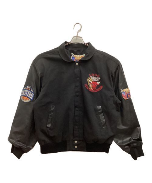 "Chicago Bulls Leather Jacket 1996 NBA Finals Champion - Stylish Japan Import"