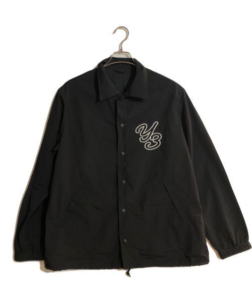 Y-3 Black Logo Coach Jacket - High Quality Synthetic - Japan Casual Wear