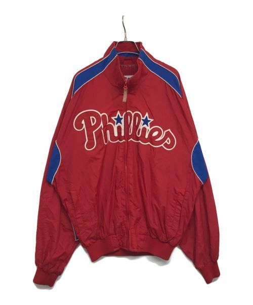 "Philadelphia Phillies MLB Zip-Up Jacket Red/Blue/White Nylon - Japan Style"