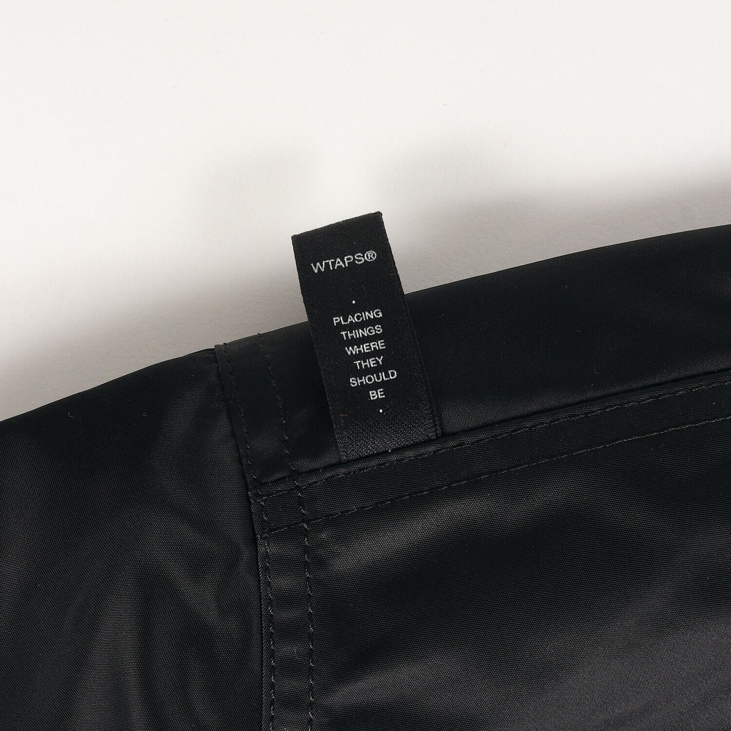 Wtaps Double Taps Jacket Size S Wtvua Patch Team Satin Stadium Jean Jk Black Out