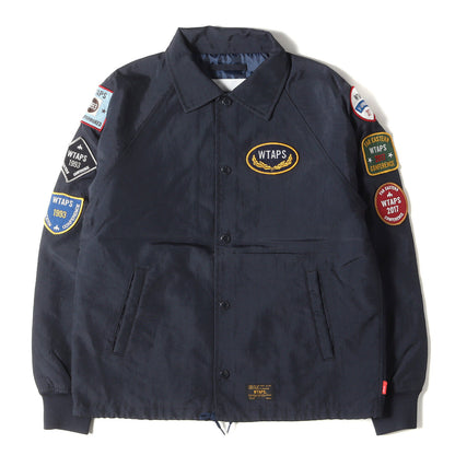 Wtaps Double Taps Jacket Size S With Patch Souvenir Coach Jk 17Ss Navy