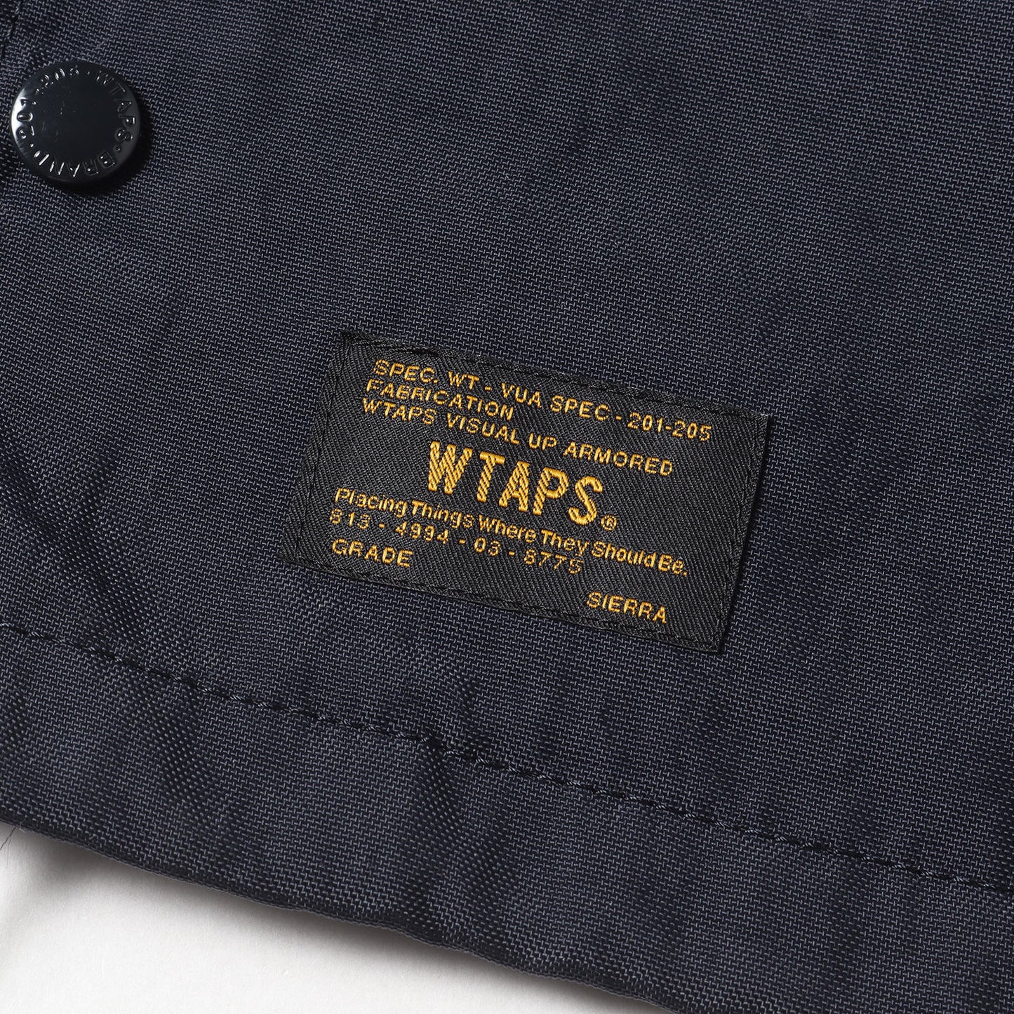 Wtaps Double Taps Jacket Size S With Patch Souvenir Coach Jk 17Ss Navy