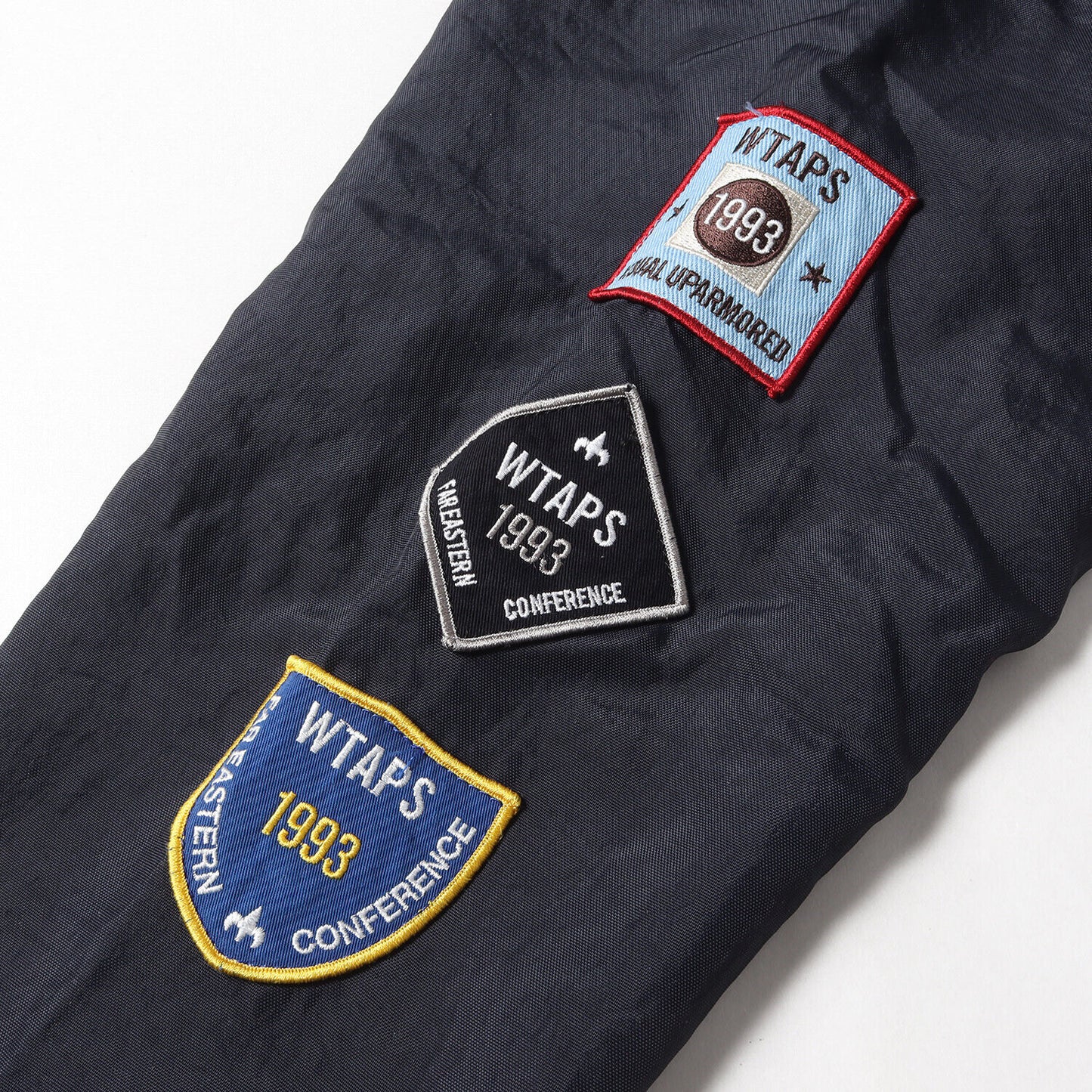 Wtaps Double Taps Jacket Size S With Patch Souvenir Coach Jk 17Ss Navy