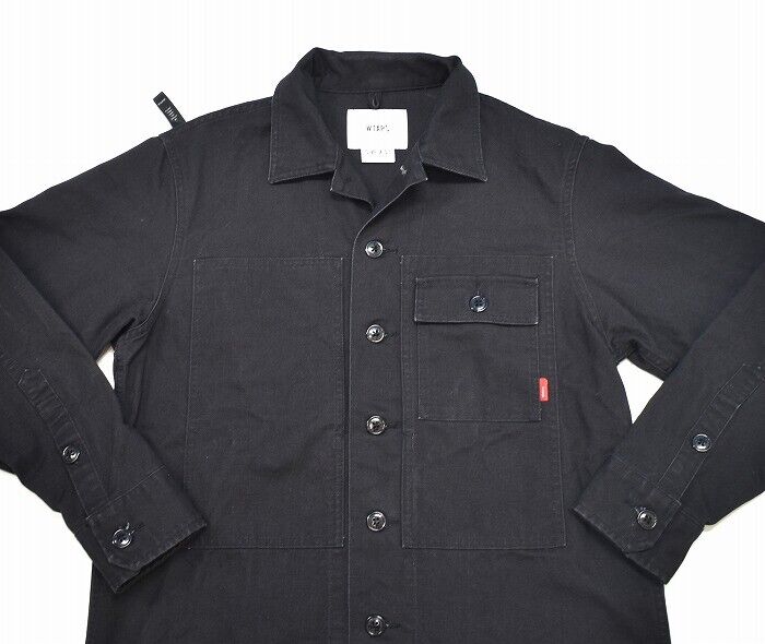 Wtaps Double Taps Hbt Ls Shirt. Cotton. Duck 172Wvdt-Shm03 Herringbone Long Slee